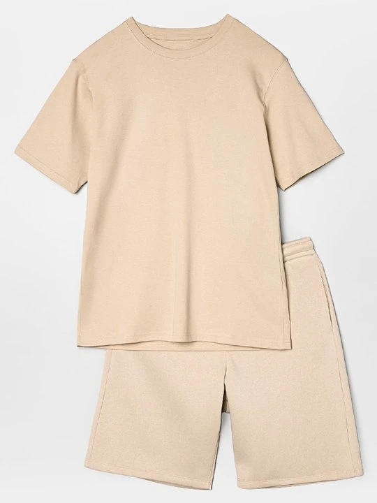 Zdjęcie produktu T-shirt basic Jack&Jones beżowy
