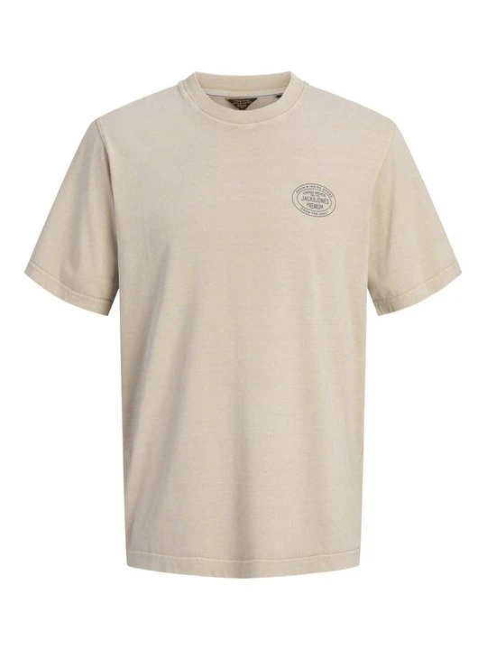 Zdjęcie produktu T-shirt basic Jack&Jones beżowy