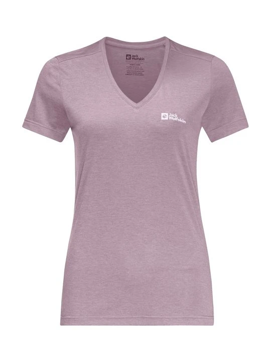 Zdjęcie produktu T-shirt basic Jack Wolfskin fioletowy