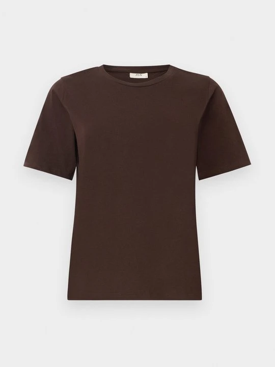 Zdjęcie produktu T-shirt basic JDY ciemnobrązowy