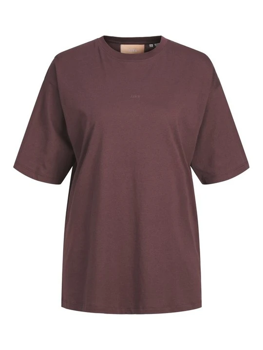 Zdjęcie produktu T-shirt basic JJXX ciemnobrązowy