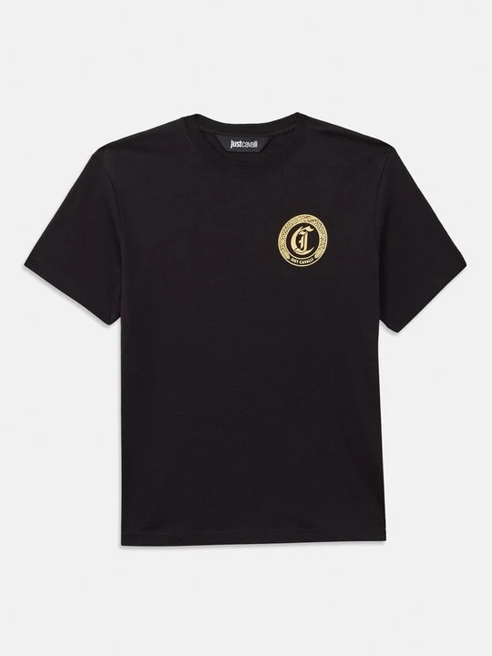 Zdjęcie produktu T-shirt basic Just Cavalli czarny