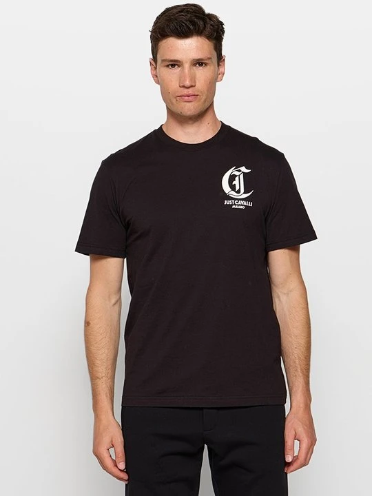 Zdjęcie produktu T-shirt basic Just Cavalli czarny