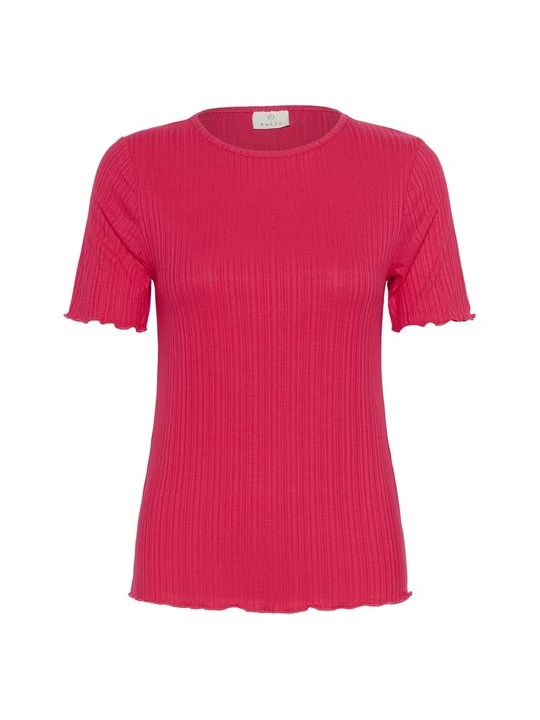Zdjęcie produktu T-shirt basic Kaffe różowy