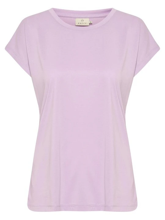 Zdjęcie produktu T-shirt basic Kaffe liliowy