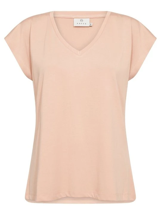 Zdjęcie produktu T-shirt basic Kaffe pomarańczowy