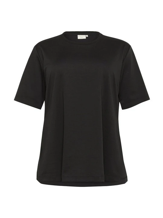 Zdjęcie produktu T-shirt basic Kaffe czarny melanż