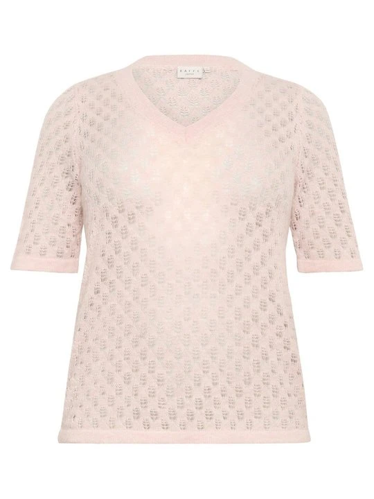 Zdjęcie produktu T-shirt basic Kaffe różowy