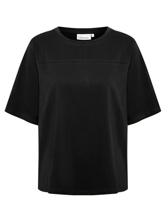 Zdjęcie produktu T-shirt basic Karen by Simonsen czarny