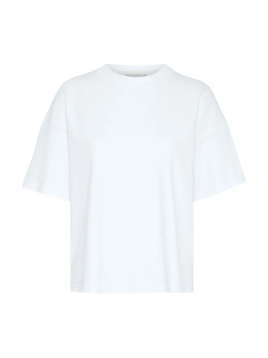Zdjęcie produktu T-shirt basic Karen by Simonsen mleczny
