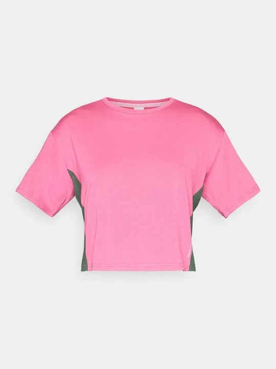 Zdjęcie produktu T-shirt basic Kari Traa różowy neon