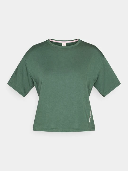Zdjęcie produktu T-shirt basic Kari Traa zieleń butelkowa