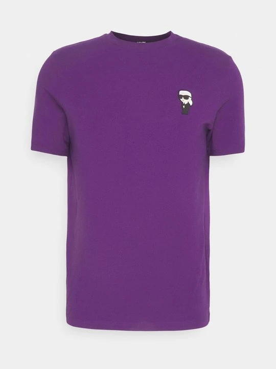 Zdjęcie produktu T-shirt basic KARL LAGERFELD różowy
