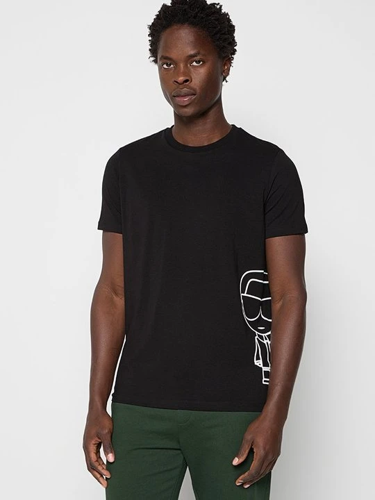 Zdjęcie produktu T-shirt basic KARL LAGERFELD czarny