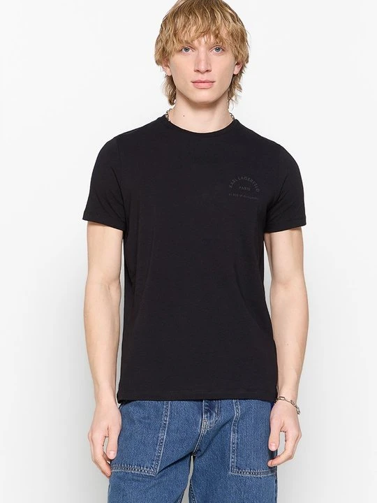 Zdjęcie produktu T-shirt basic KARL LAGERFELD czarny