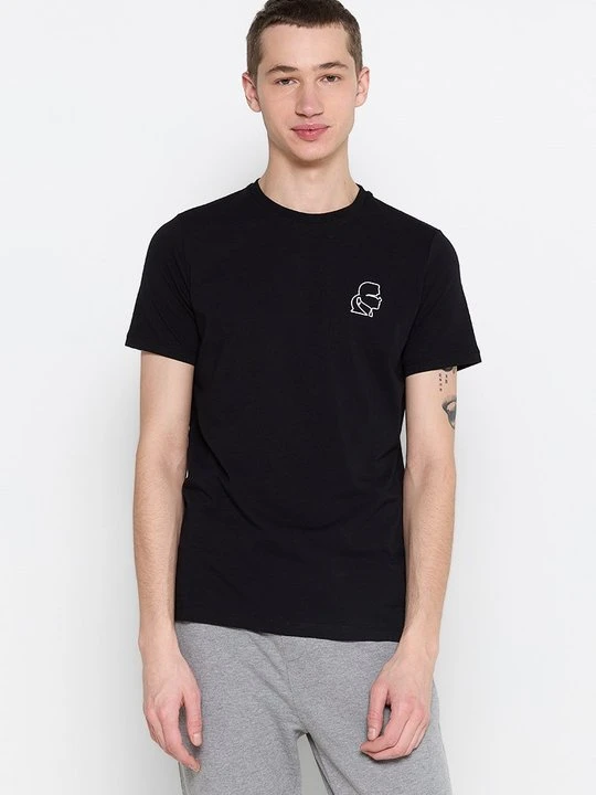 Zdjęcie produktu T-shirt basic KARL LAGERFELD czarny