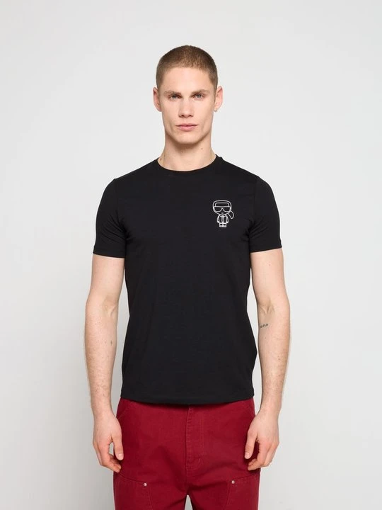 Zdjęcie produktu T-shirt basic KARL LAGERFELD czarny