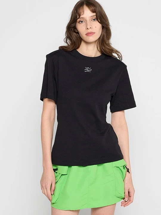 Zdjęcie produktu T-shirt basic KARL LAGERFELD czarny