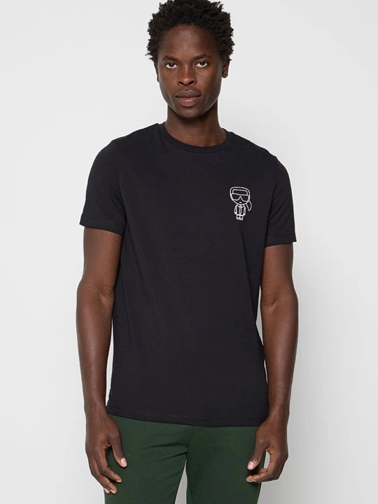Zdjęcie produktu T-shirt basic KARL LAGERFELD granatowy