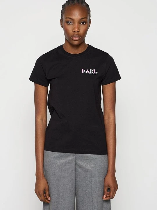 Zdjęcie produktu T-shirt basic KARL LAGERFELD czarny