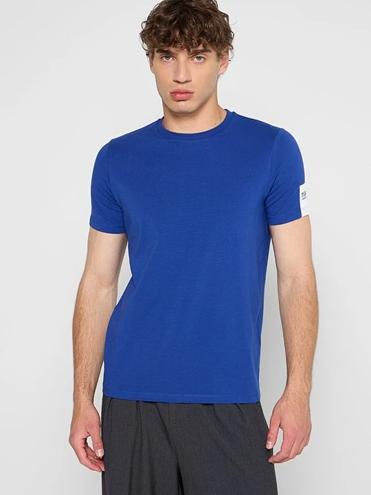 Zdjęcie produktu T-shirt basic KARL LAGERFELD niebieski