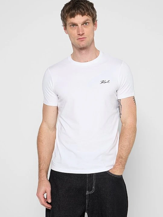 Zdjęcie produktu T-shirt basic KARL LAGERFELD biały