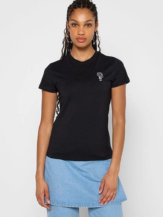 Zdjęcie produktu T-shirt basic KARL LAGERFELD czarny
