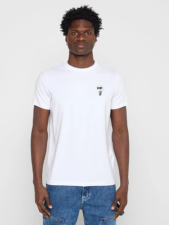 Zdjęcie produktu T-shirt basic KARL LAGERFELD biały