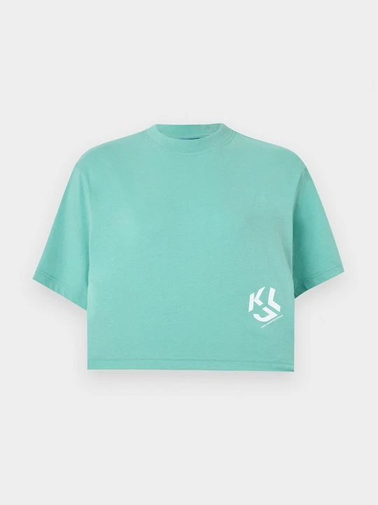 Zdjęcie produktu T-shirt basic KARL LAGERFELD jasnozielony
