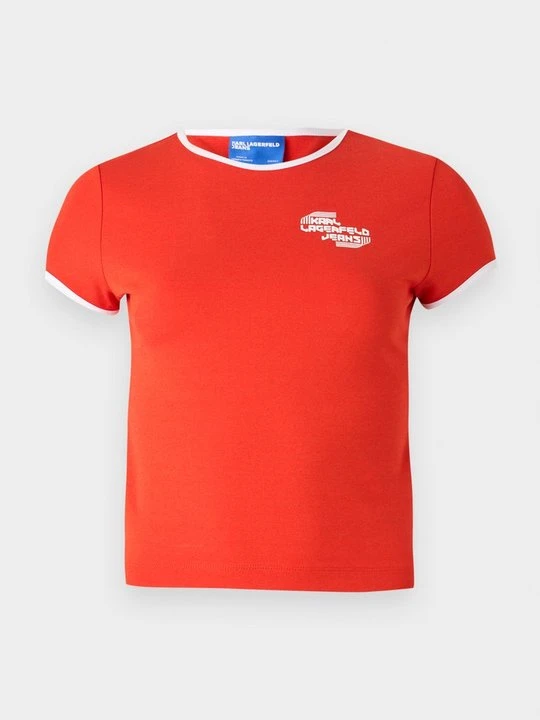 Zdjęcie produktu T-shirt basic KARL LAGERFELD czerwony