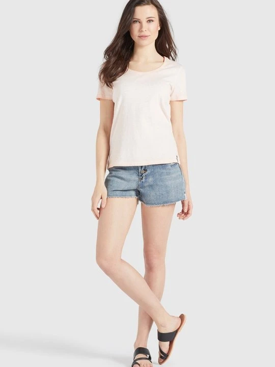 Zdjęcie produktu T-shirt basic khujo morelowy