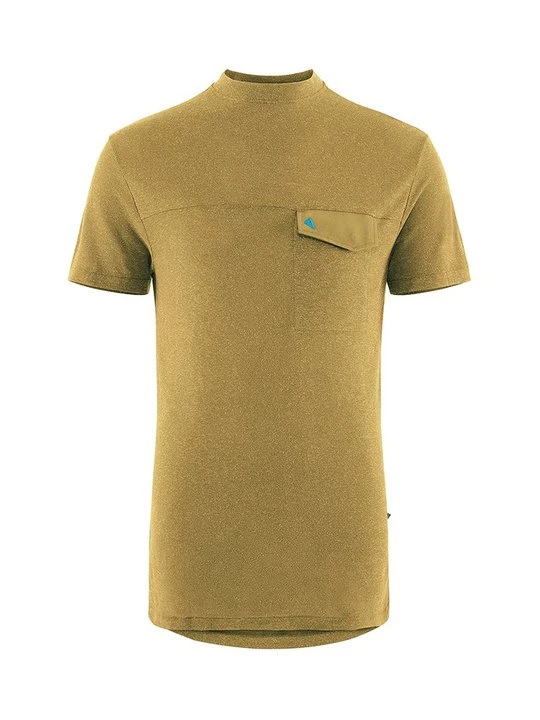 Zdjęcie produktu T-shirt basic Klättermusen musztardowy