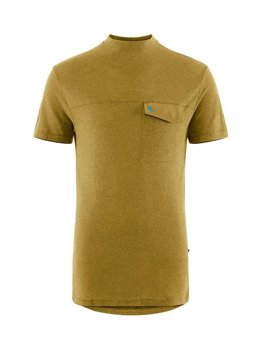 Zdjęcie produktu T-shirt basic Klättermusen musztardowy