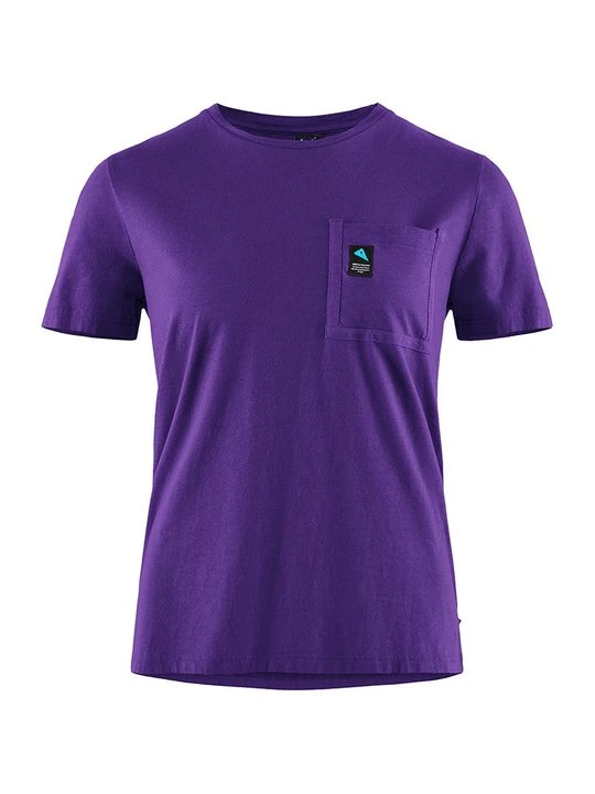 Zdjęcie produktu T-shirt basic Klättermusen fioletowy