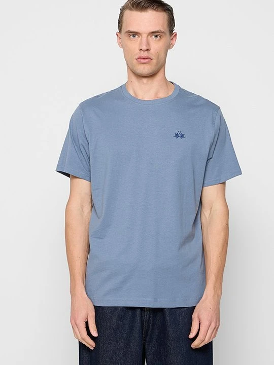Zdjęcie produktu T-shirt basic La Martina niebieski