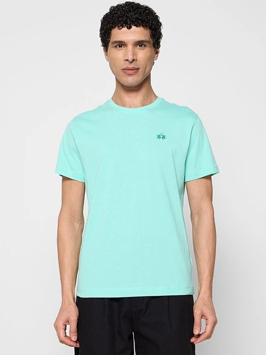 Zdjęcie produktu T-shirt basic La Martina niebieski