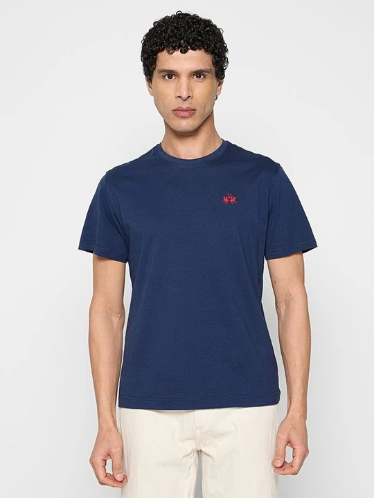 Zdjęcie produktu T-shirt basic La Martina granatowy