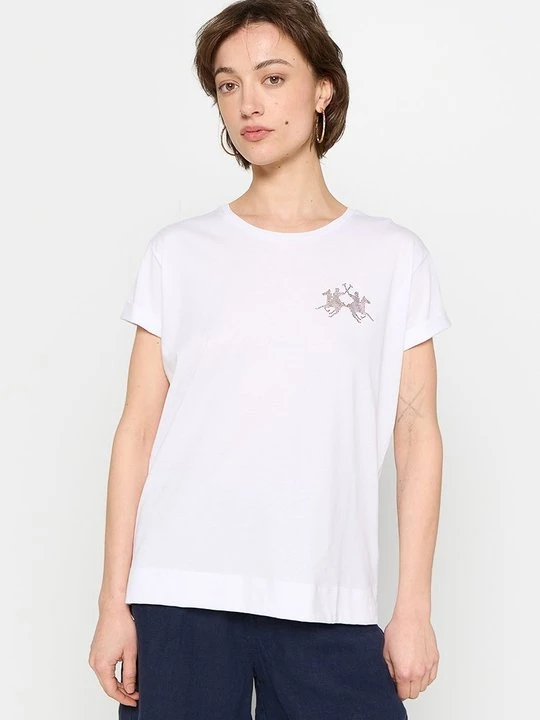 Zdjęcie produktu T-shirt basic La Martina biały