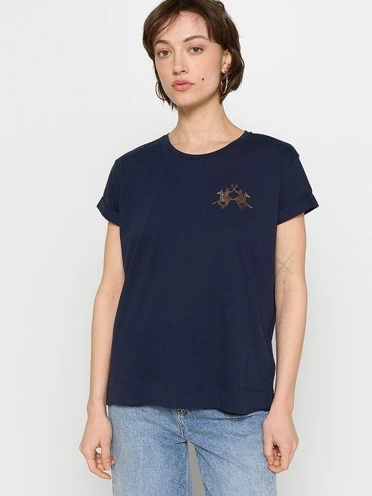 Zdjęcie produktu T-shirt basic La Martina granatowy