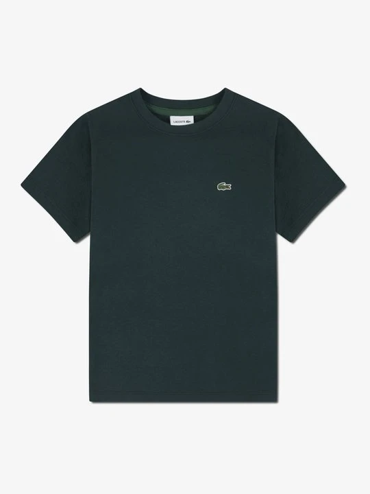 Zdjęcie produktu T-shirt basic Lacoste ciemnozielony