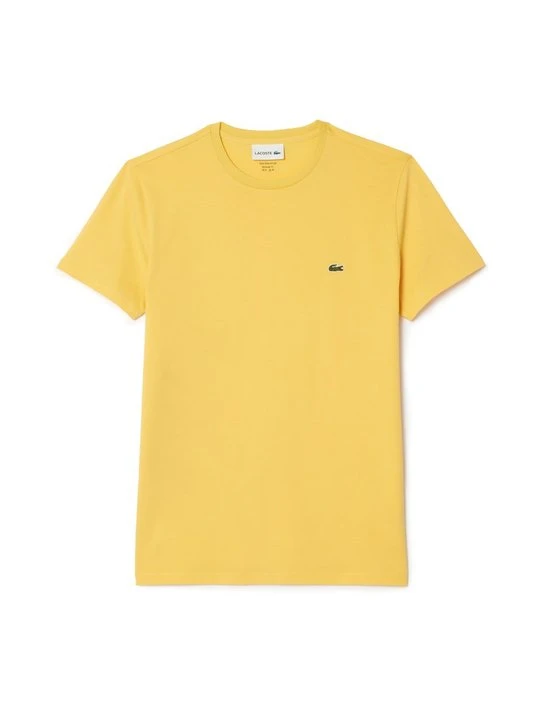 Zdjęcie produktu T-shirt basic Lacoste jasnożółty