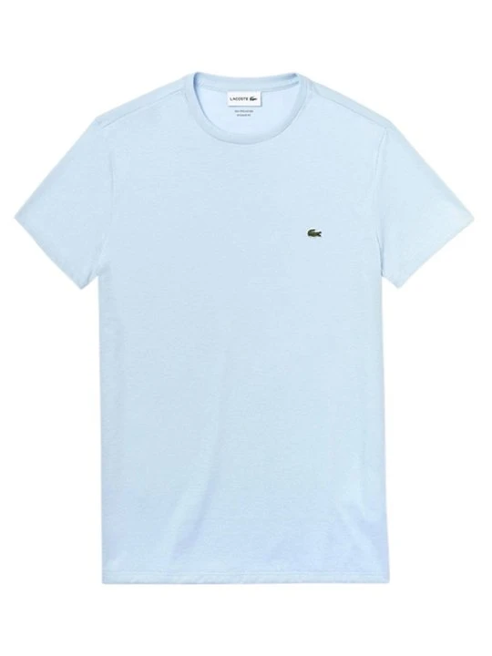 Zdjęcie produktu T-shirt basic Lacoste jasnoniebieski denim