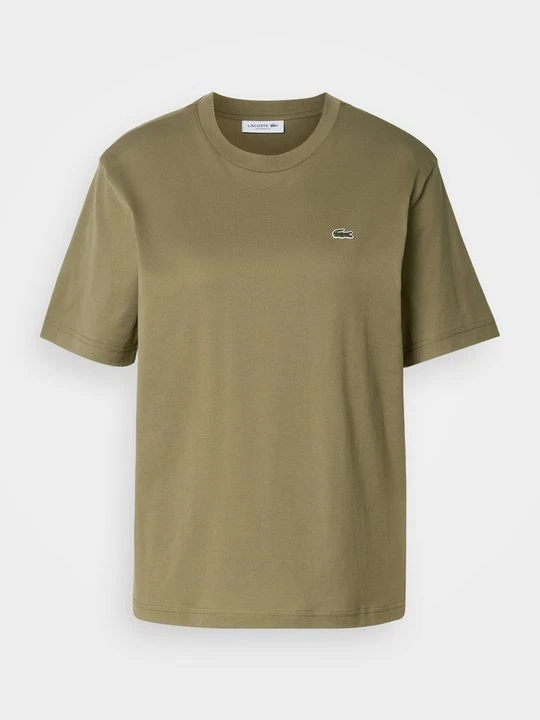 Zdjęcie produktu T-shirt basic Lacoste oliwkowy