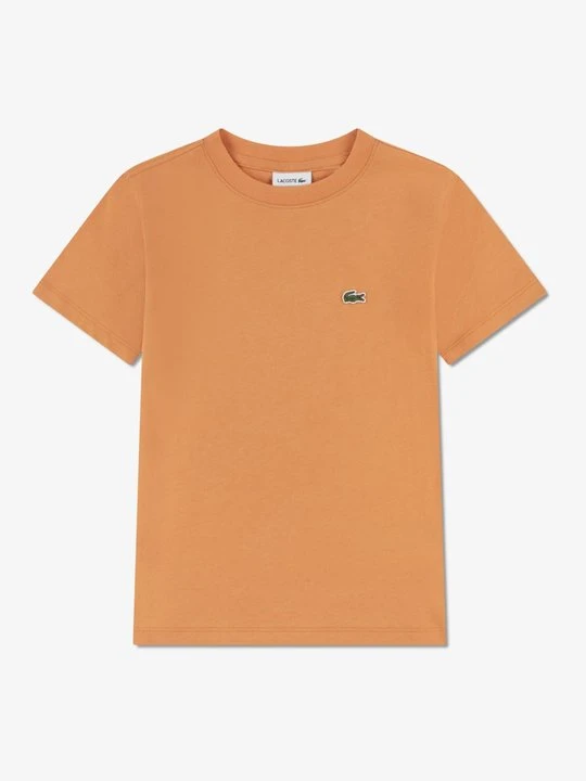 Zdjęcie produktu T-shirt basic Lacoste pomarańczowy