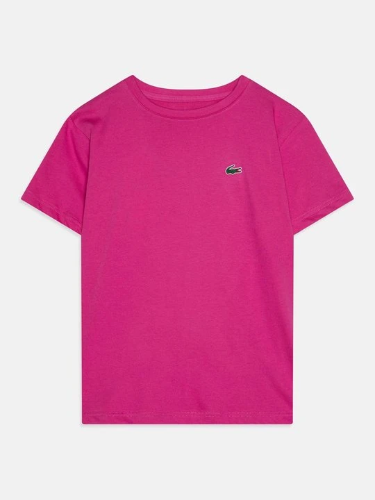 Zdjęcie produktu T-shirt basic Lacoste różowy melanż