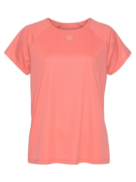 Zdjęcie produktu T-shirt basic Lascana jasnoróżowy