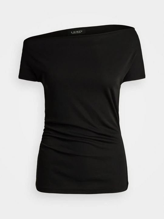 Zdjęcie produktu T-shirt basic Lauren Ralph Lauren czarny