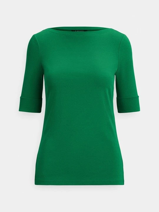 Zdjęcie produktu T-shirt basic Lauren Ralph Lauren zielony