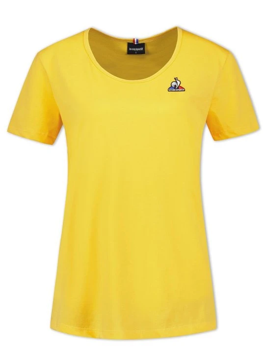 Zdjęcie produktu T-shirt basic Le Coq Sportif żółty