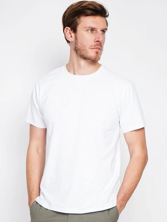 Zdjęcie produktu T-shirt basic Le Jardin du Lin biały